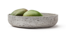 Load image into Gallery viewer, VVD pottery 30cm muschelkalk stone 7cm high/ lid 2cm walnut