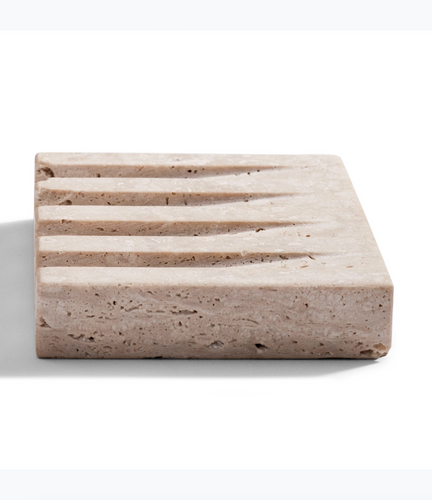 Soap dish travertin